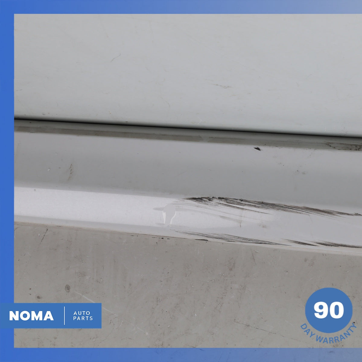 16-22 BMW G12 740i M Sport Left Driver Side Skirt Molding Rocker Panel White OEM - photo 7