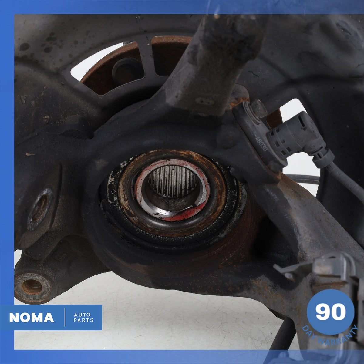 04-08 Lexus MHU33 RX400h RX350 Front Left Spindle Knuckle Hub w/ Shield OEM - photo 15