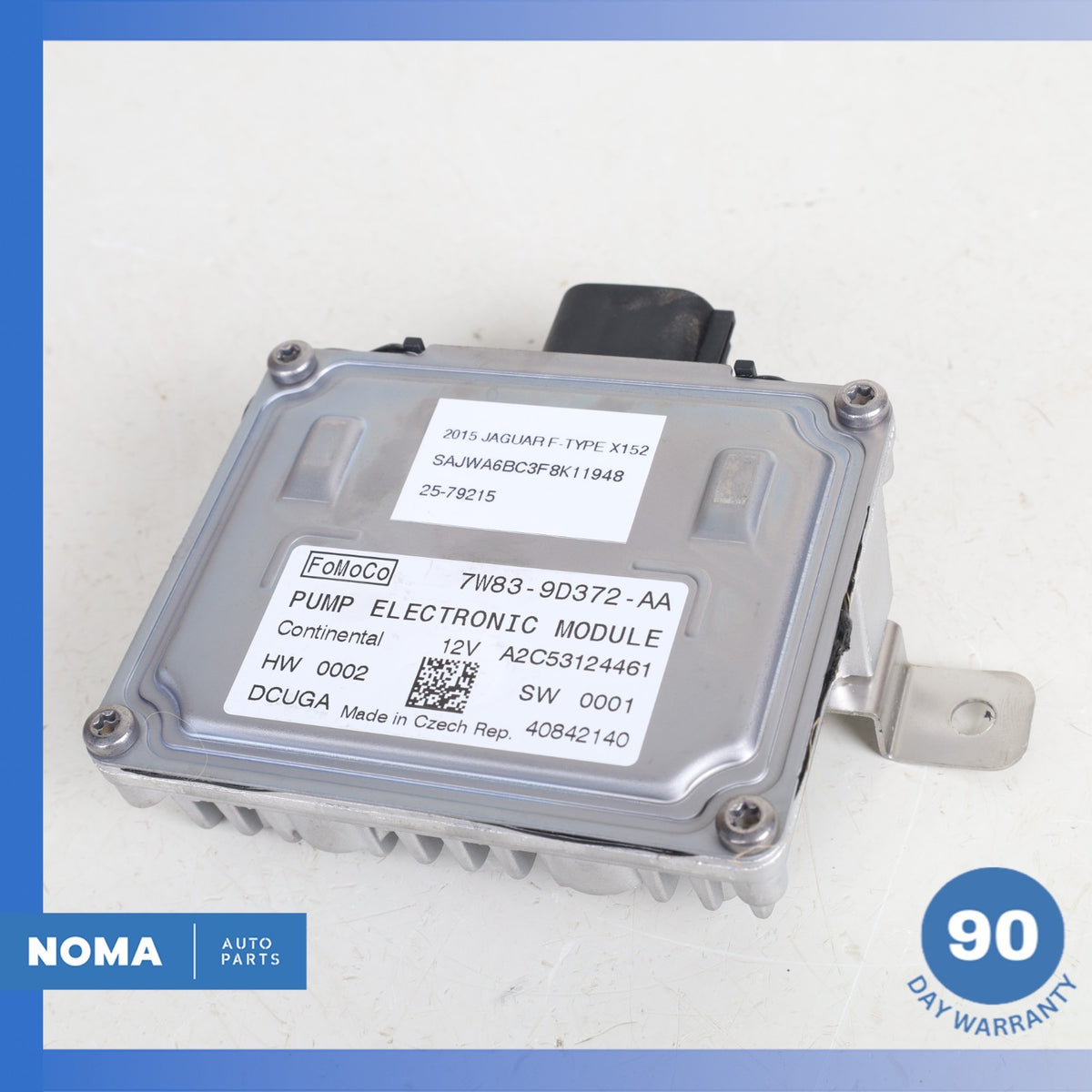 07-24 Jaguar X152 F-Type XK XF Gas Fuel Pump Control Module 7W839D372AA OEM - photo 3