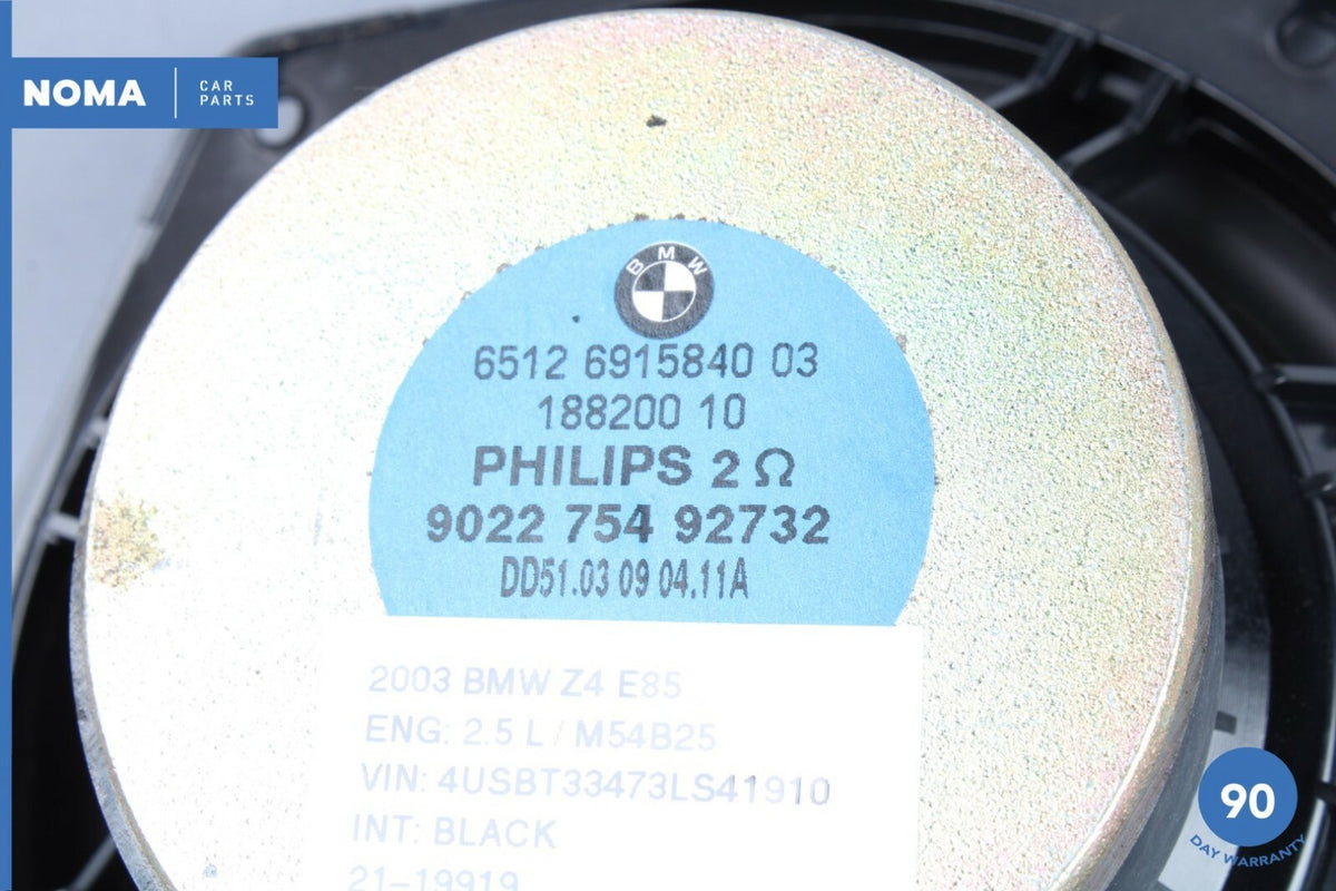 03-08 BMW Z4 E85 E86 Rear Front Left or Right Side Door Hifi Woofer Speaker OEM - photo 9