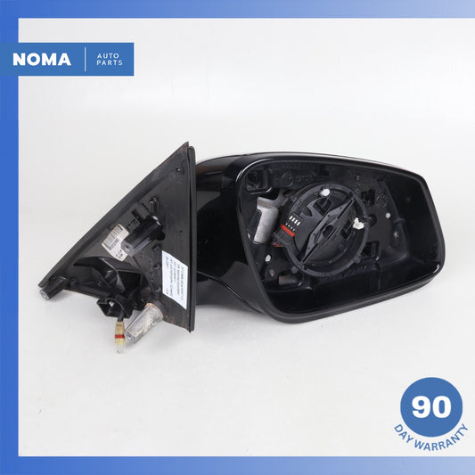 11-13 BMW F10 550i 535i 528i Right Passenger Rear View Door Mirror Black OEM - photo 1