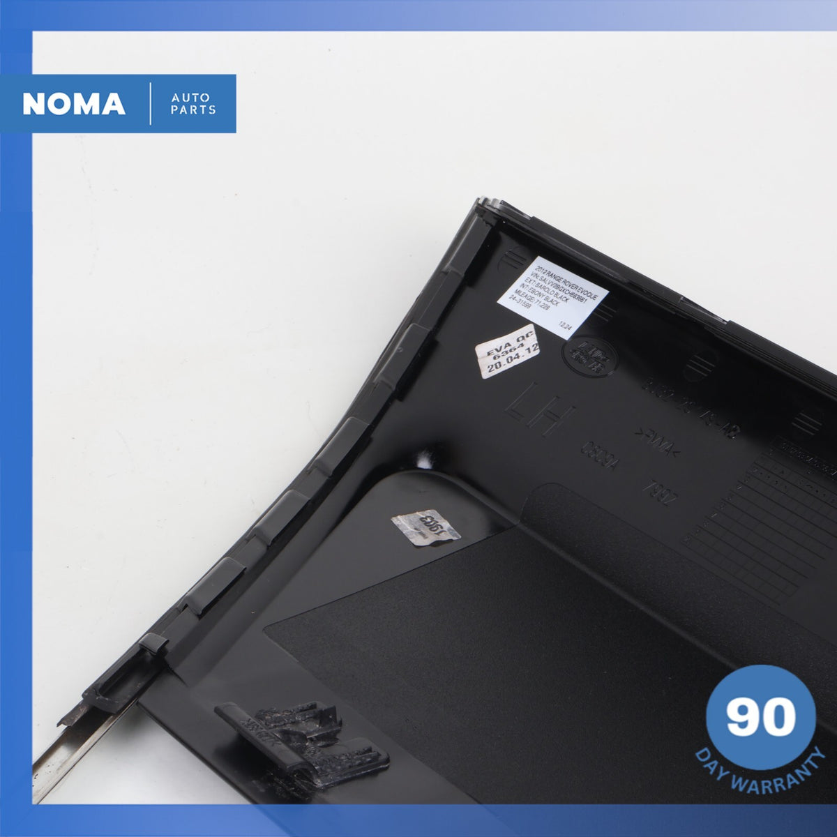 12-13 LR Range Rover Evoque L538 Rear Left Driver Exterior D-Pillar Molding OEM - photo 12
