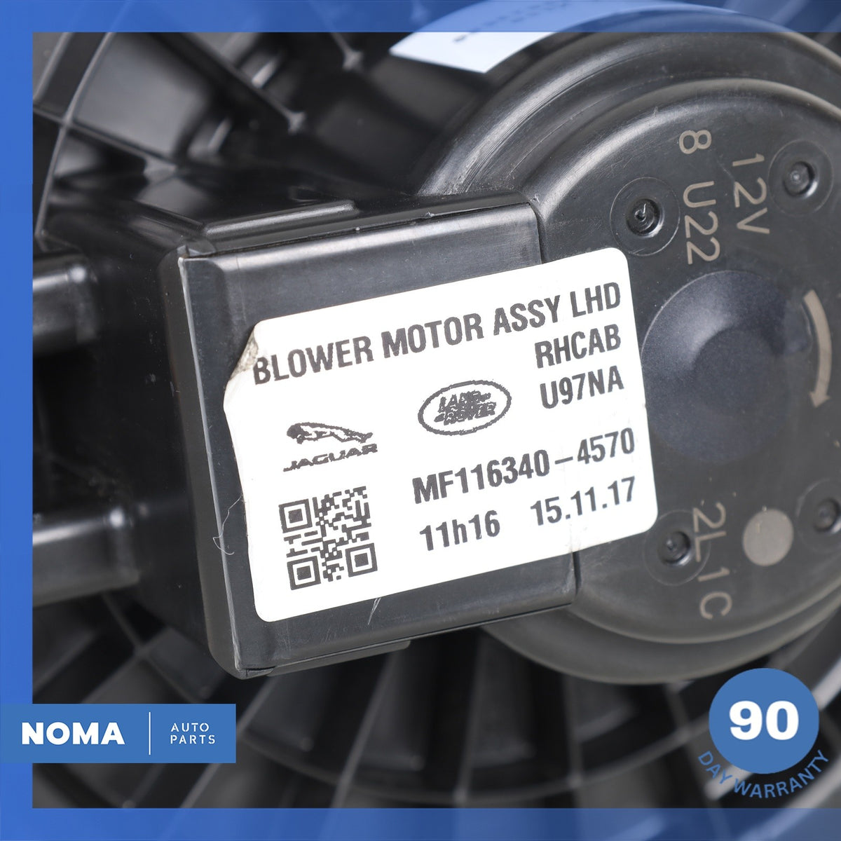07-24 Jaguar X150 XK F-Type AC A/C Air Conditioning Heater Blower Motor OEM - photo 9