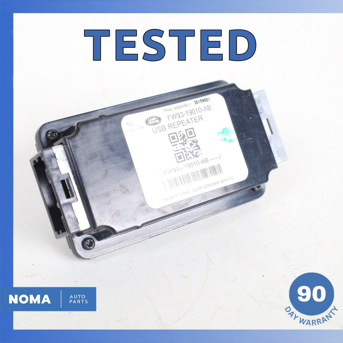 16-19 Jaguar X351 XJ XJL USB Repeater Socket Control Module FW9319010AB OEM - photo 1