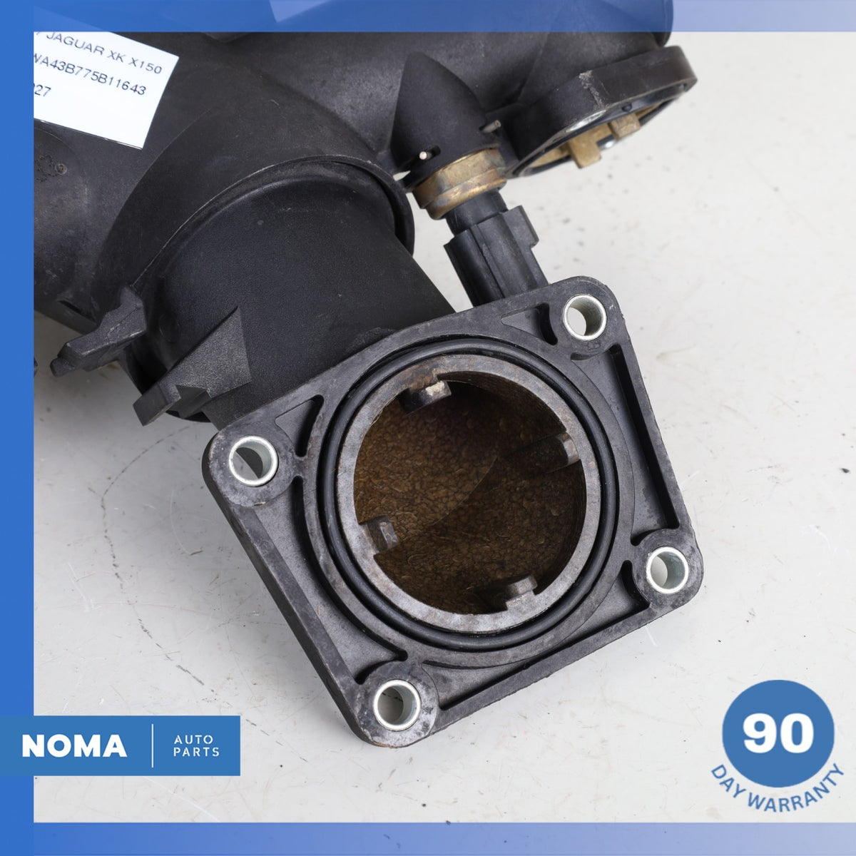 2007 Jaguar X150 XK Engine Coolant Thermostat Housing 6R838A504CC OEM - photo 8
