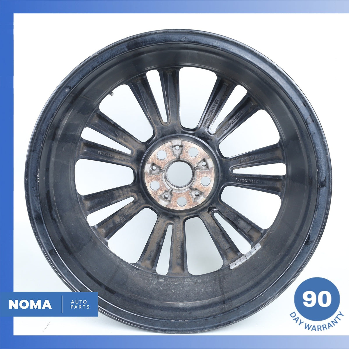 16-23 Jaguar X260 XF XE Axis 8 x R18 18" Wheel Rim Black T2H5339 OEM - photo 10