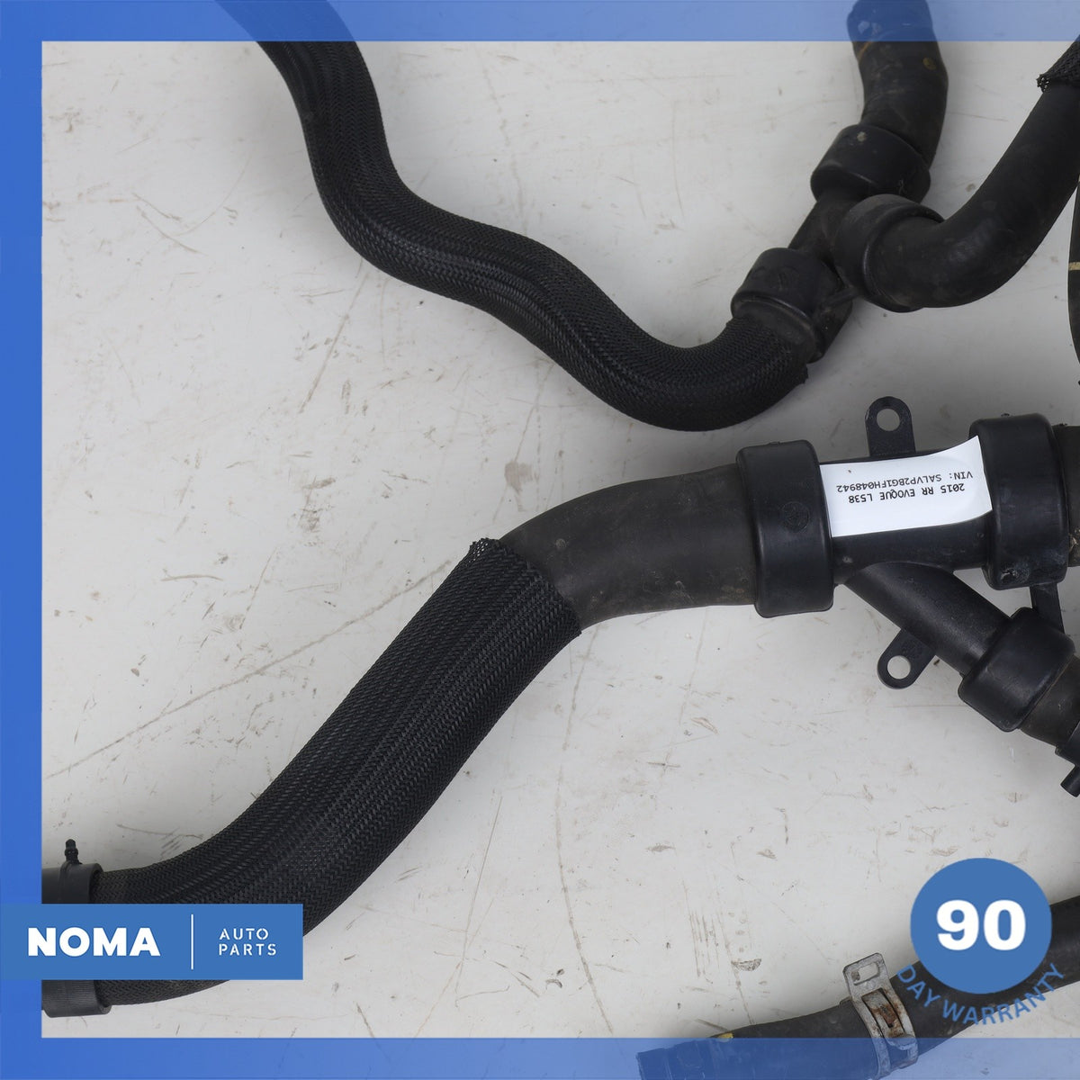 14-17 LR Range Rover Evoque L538 Engine Cooling Water Hose Set w/Thermostat OEM - photo 5