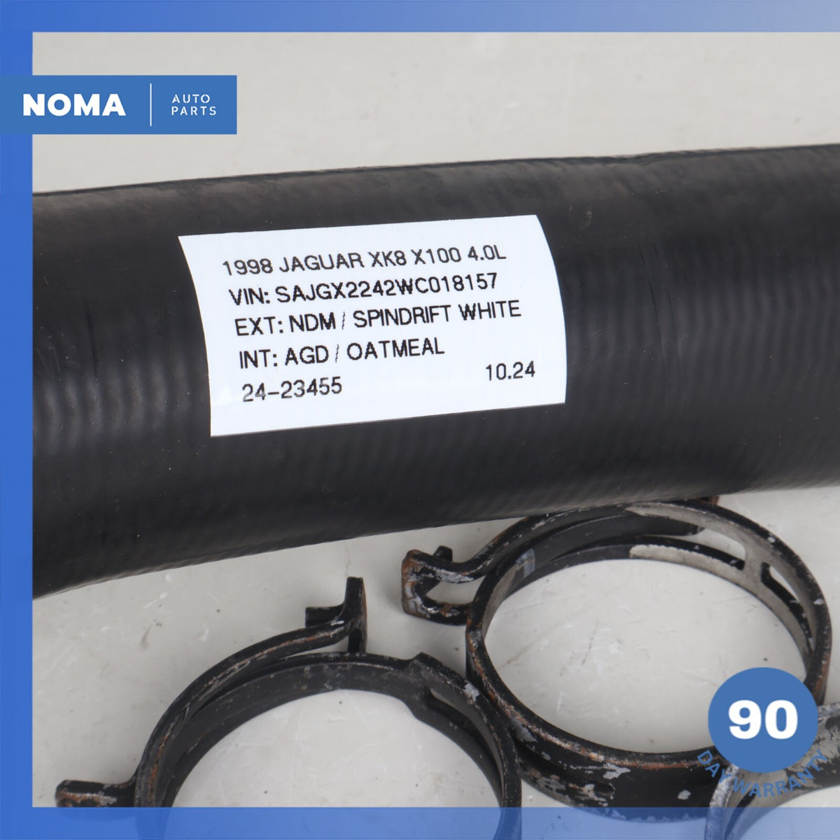 97-02 Jaguar X100 XK8 4.0L N/A Upper & Lower Cooling Radiator Hose Pipe Set OEM - photo 12