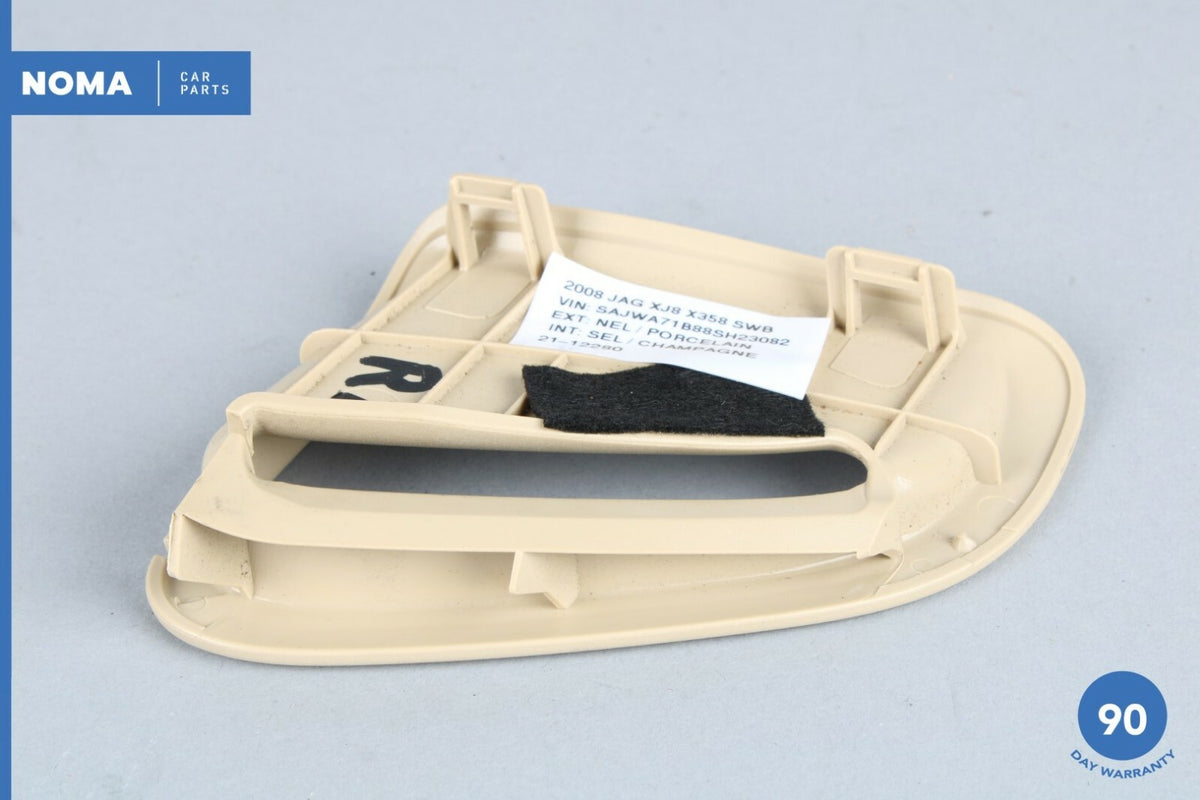 05-09 Jaguar XJ8 XJR VDP X358 Rear Left Driver Side Seatbelt Bezel Guide SEL OEM - photo 8