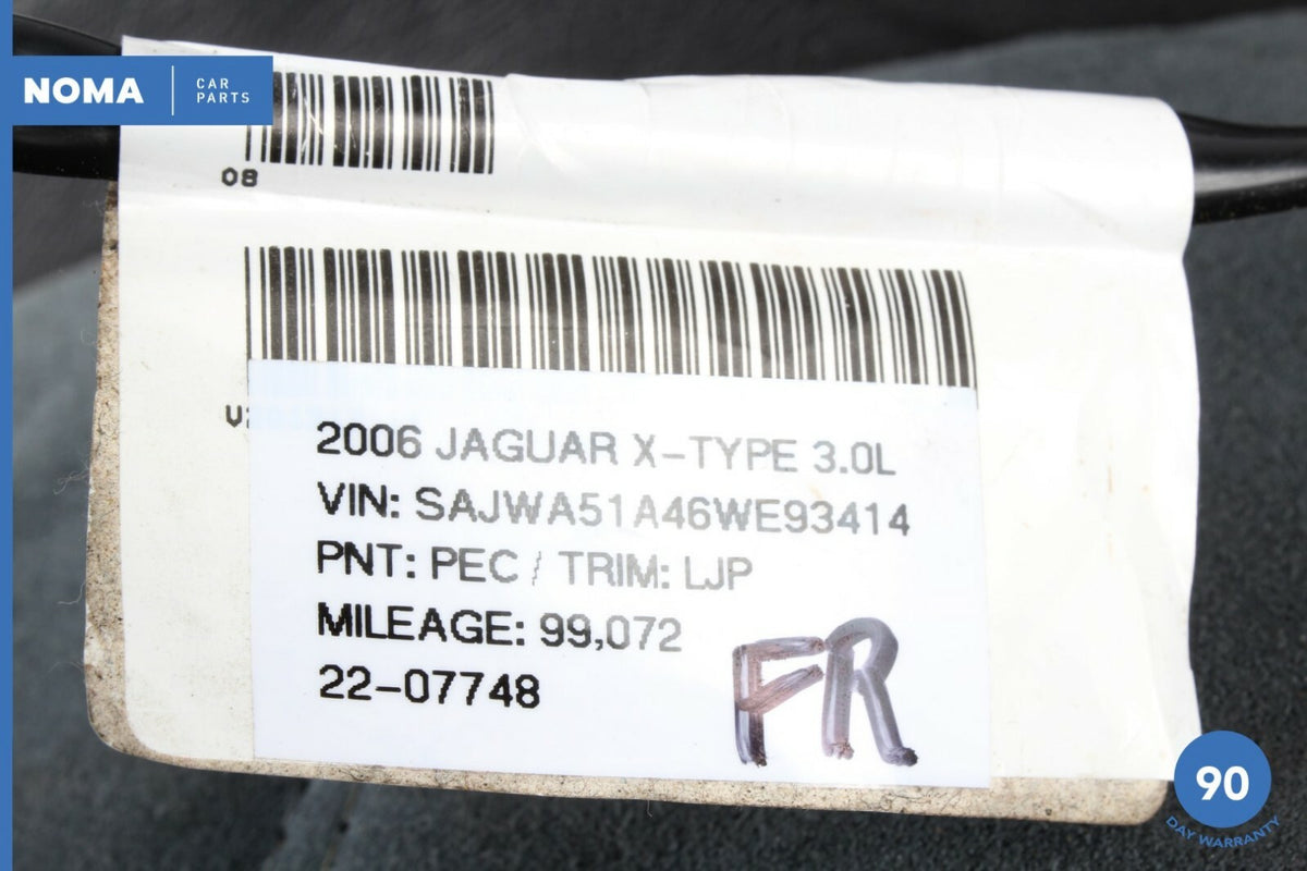 05-08 Jaguar X-Type X400 Front Right Top Seat Cushion Alcantara Sport LJP OEM - photo 10