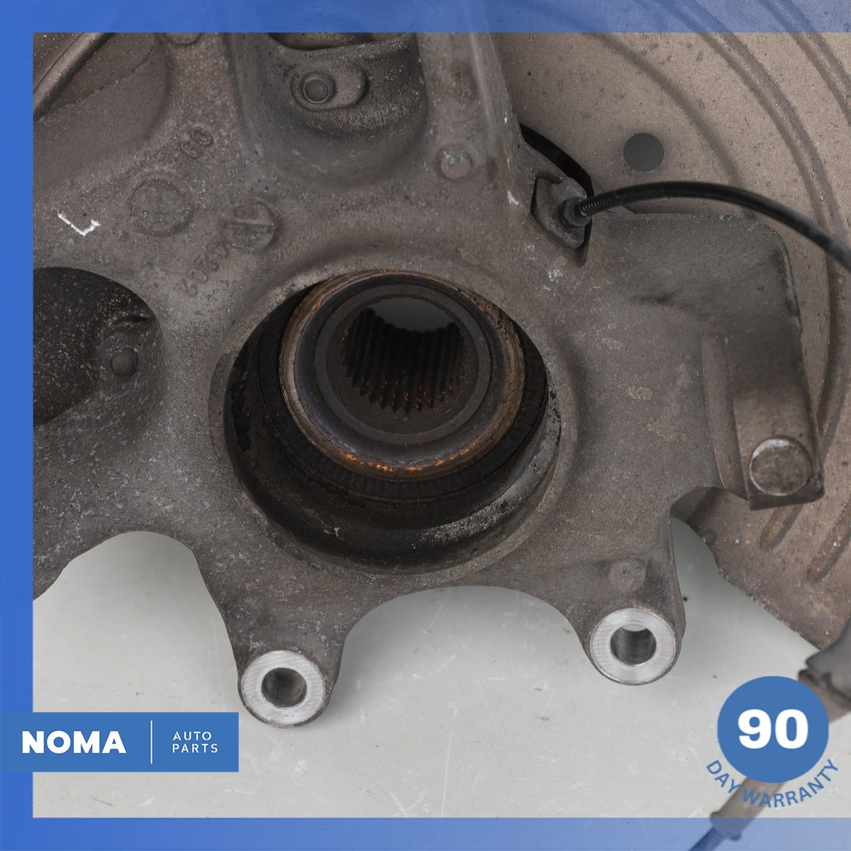 09-19 Jaguar X250 XF XJ XK Rear Left Spindle Knuckle Hub w/ Shield OEM - photo 13