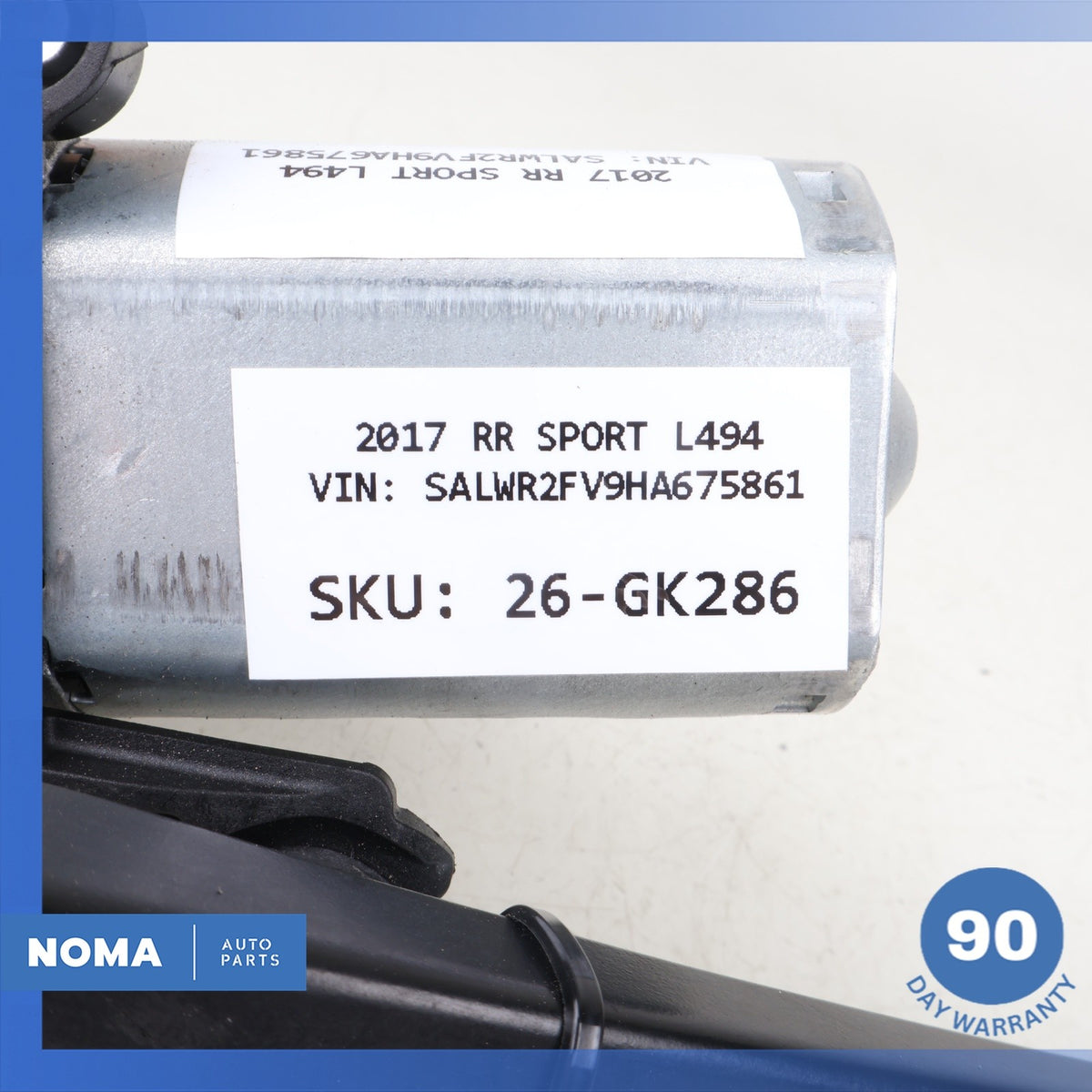 14-22 LR Range Rover Sport L494 L405 Rear Glass Windshield Wiper Motor OEM - photo 13