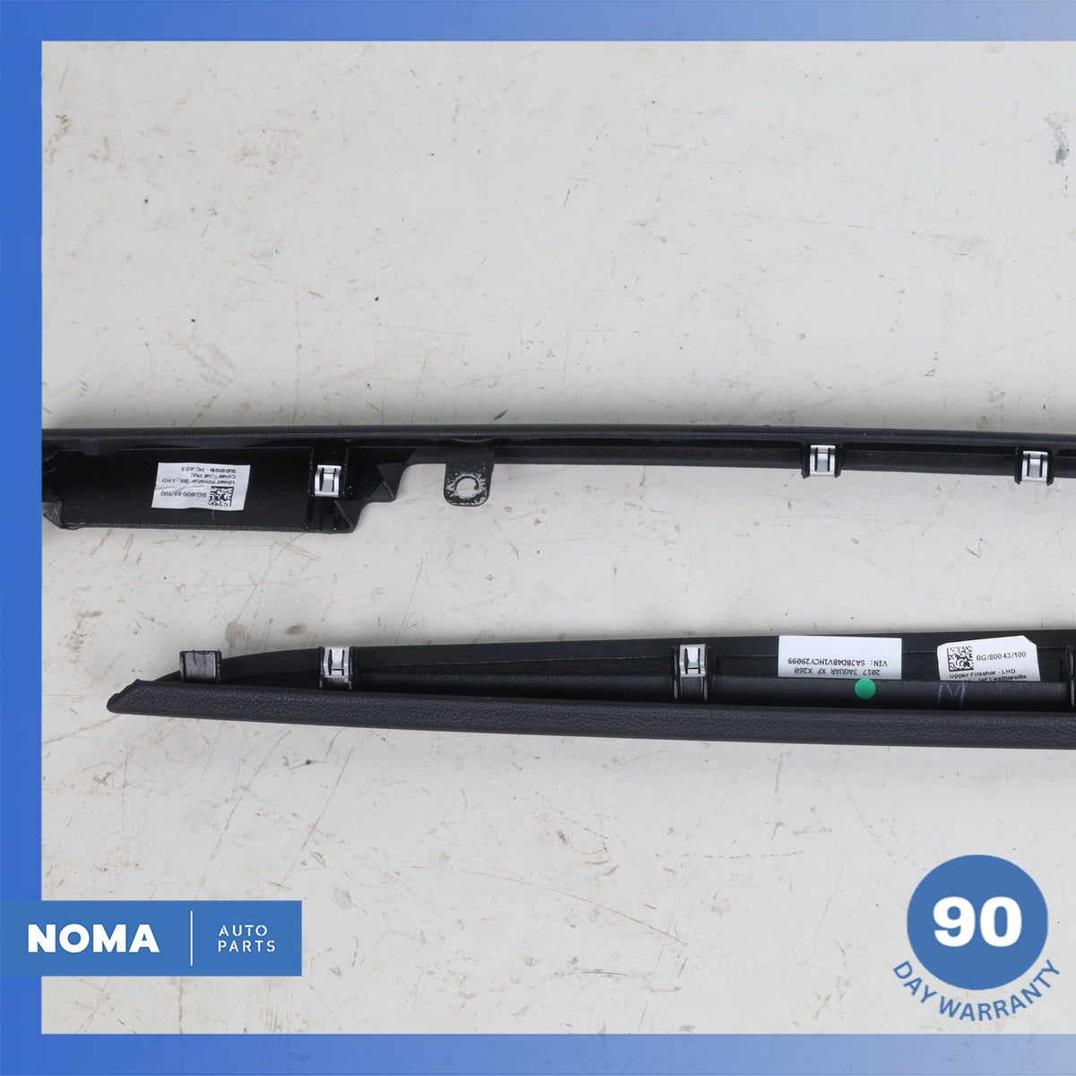 16-20 Jaguar X260 XF Dashboard Cover Panel Trim Set Black OEM - photo 9