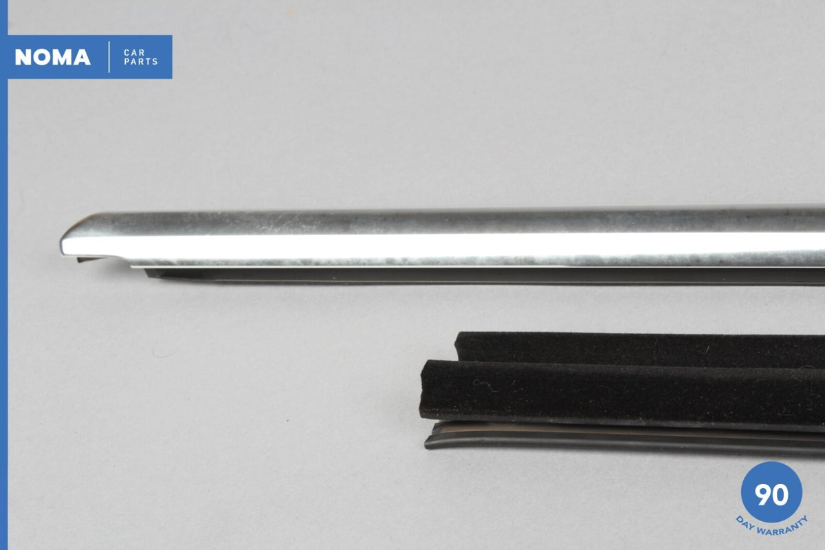00-08 Jaguar S-Type X204 Rear Left Side Door Window Seal Set of 2 OEM - photo 6