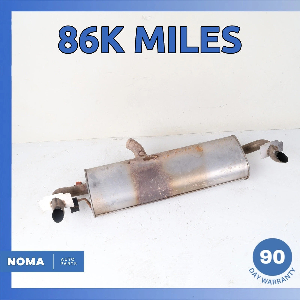 12-17 Land Rover Range Rover Evoque L538 Rear Dual Exhaust Muffler Assembly OEM - photo 1