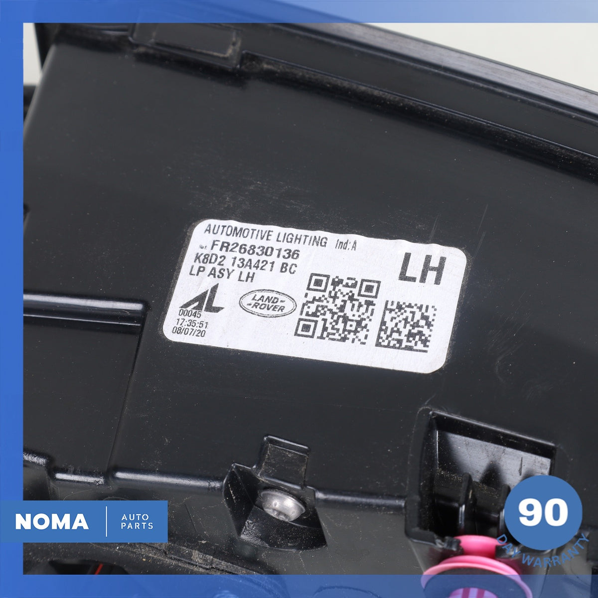 20-23 LR Range Rover Evoque L551 Rear Left Inner Tail Light Lamp OEM 80k - photo 6