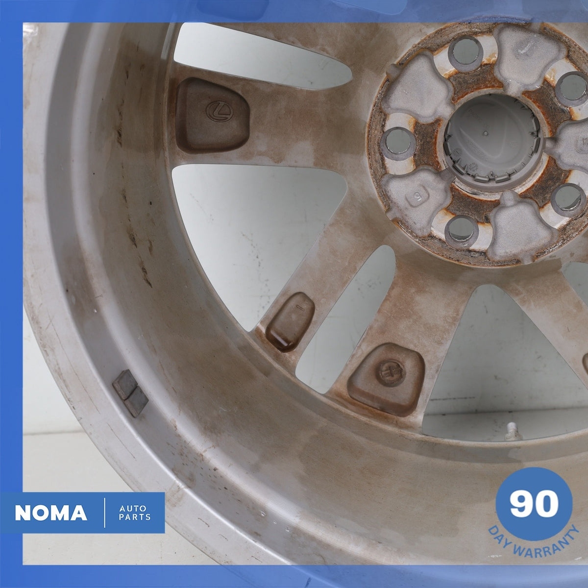 Lexus GSE20R IS250 IS350 Type-F 8.5 x 18 18" Wheel Rim Silver 42611-53630 OEM - photo 12