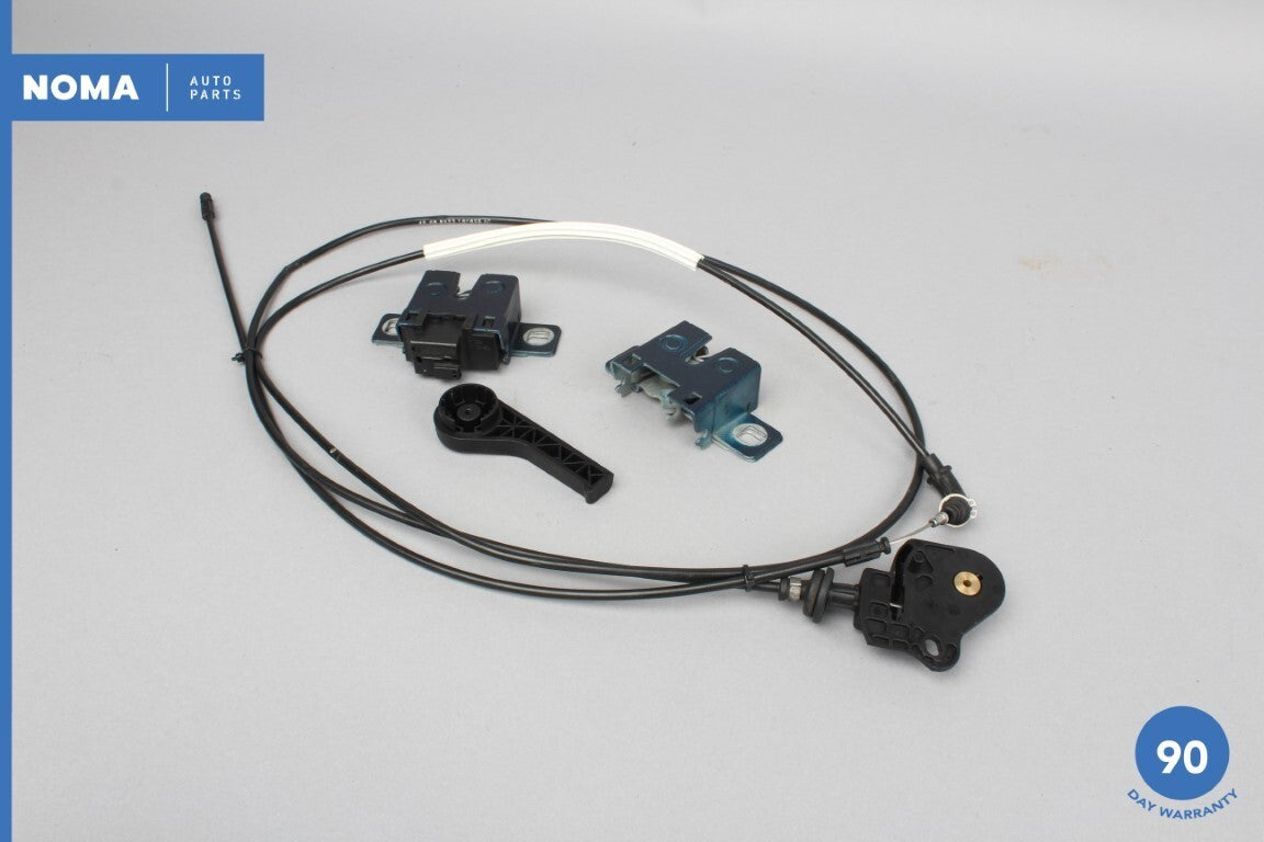 09-15 Jaguar XF XFR X250 Left & Right Hood Bonnet Catch Lock Latch w/ Cable OEM - photo 8