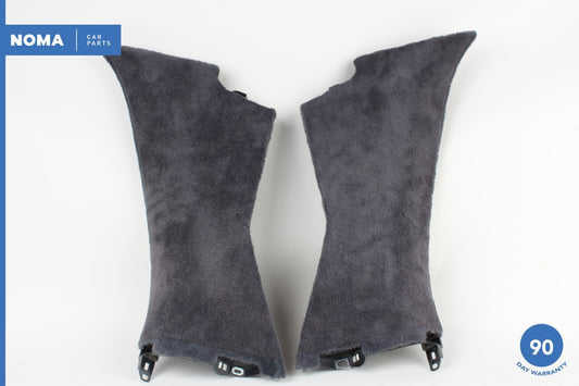 06-08 Porsche Cayman 987C Rear Right & Left Side C-Pillar Carpet Cover Set OEM - photo 1