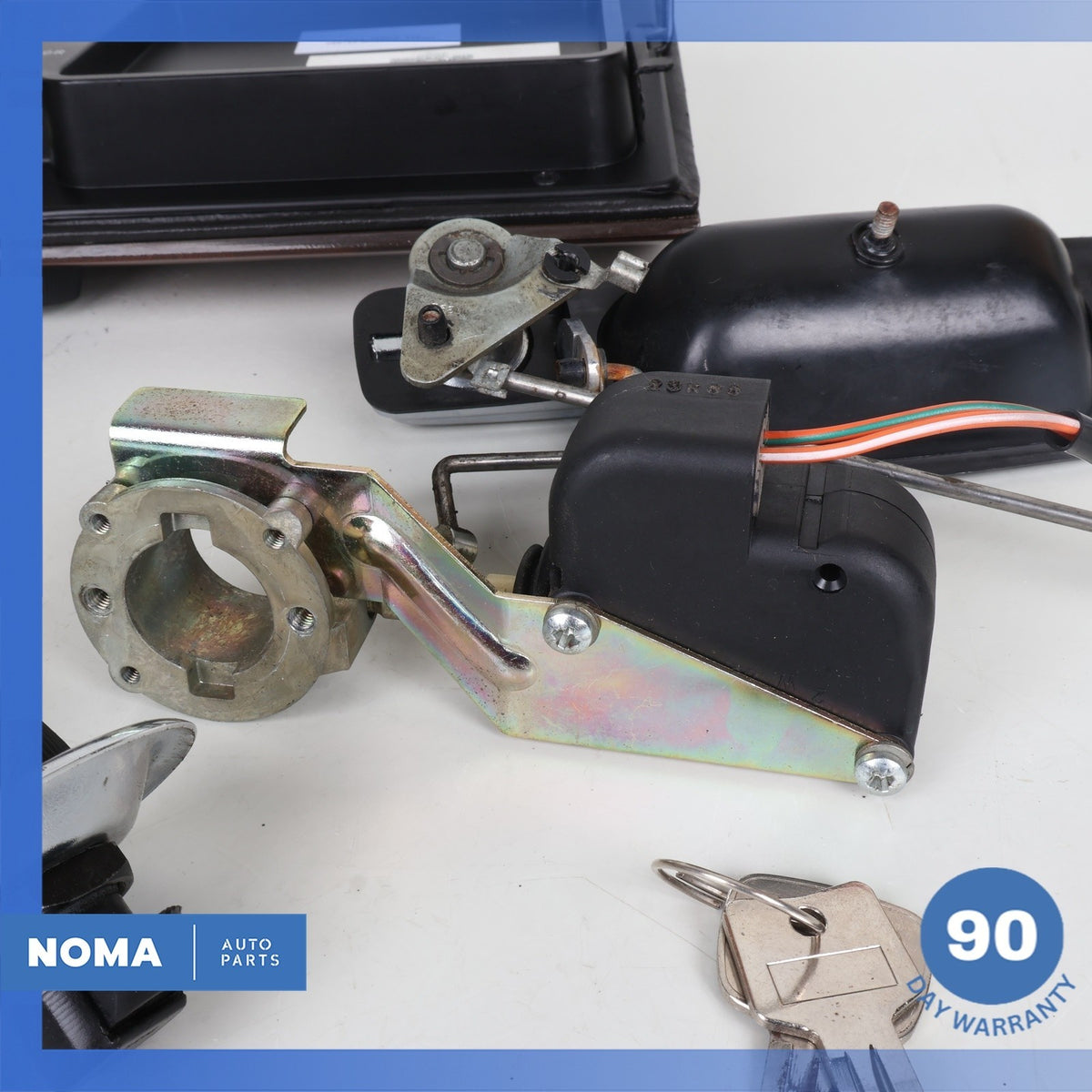 89-91 Jaguar XJS Cabrio Ignition Lock Barrel w/ Key Set & Door Handles OEM 68k - photo 13
