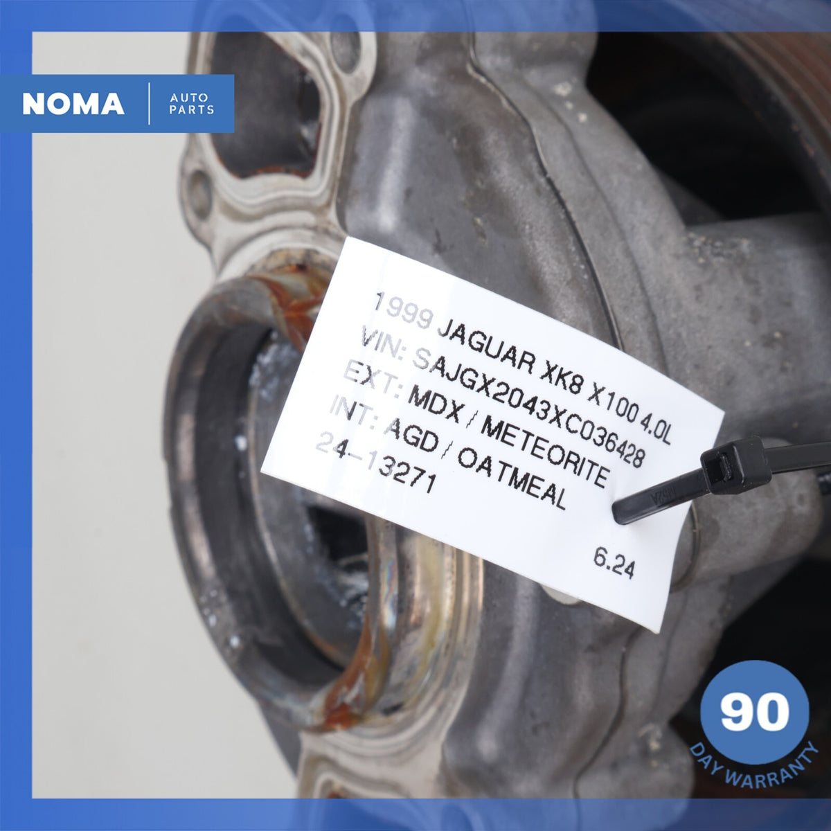1999 Jaguar X100 XK8 Engine Coolant Water Pump w/ Pulley XW938509AB OEM - photo 11