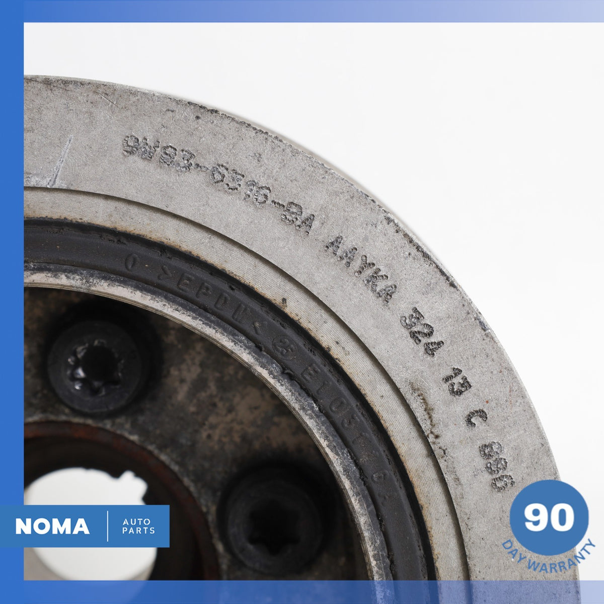 10-23 LR Range Rover Sport L494 F-Type XF Engine Crankshaft Balancer Pulley OEM - photo 5