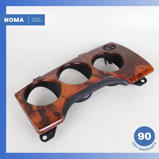 97-06 Jaguar X100 XK8 Left Side Dash Instrument Cluster Bezel w/ Switch Wood OEM - photo 1