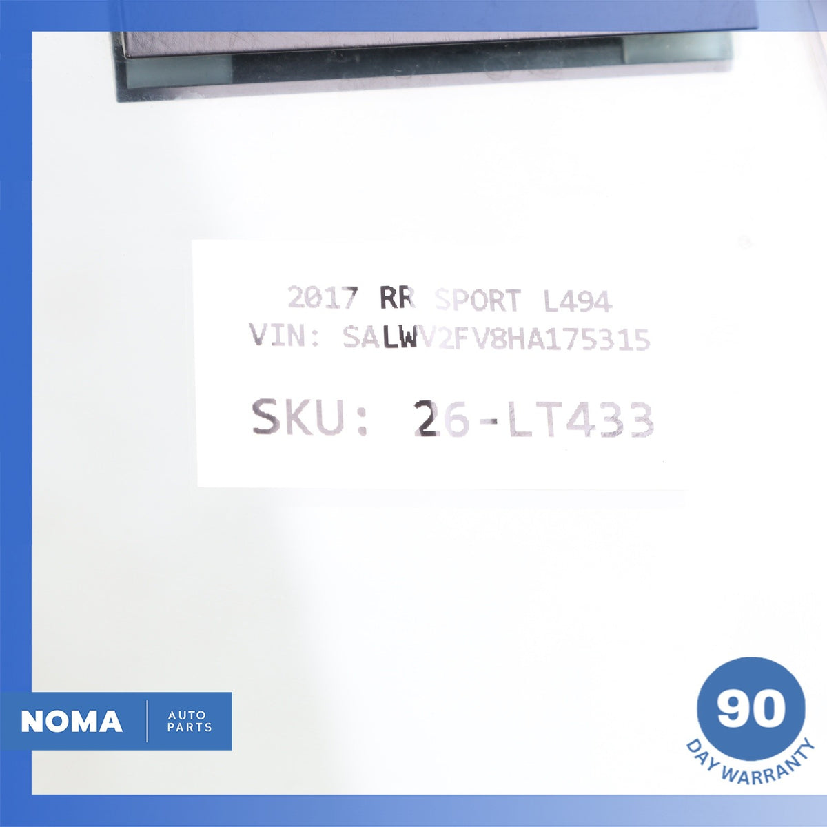 14-22 LR Range Rover Sport L494 Front Right Door Window Glass LR043944 OEM - photo 16