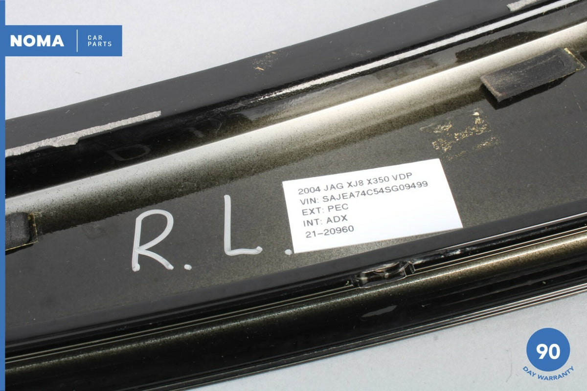 04-09 Jaguar XJ8 XJR X350 X358 Rear Left Side B-Pillar Exterior Molding OEM - photo 7