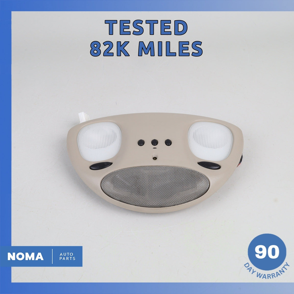 01-06 Jaguar X100 XKR XK8 Dome Light Overhead Map Lamp Light Beige OEM 82k - photo 1