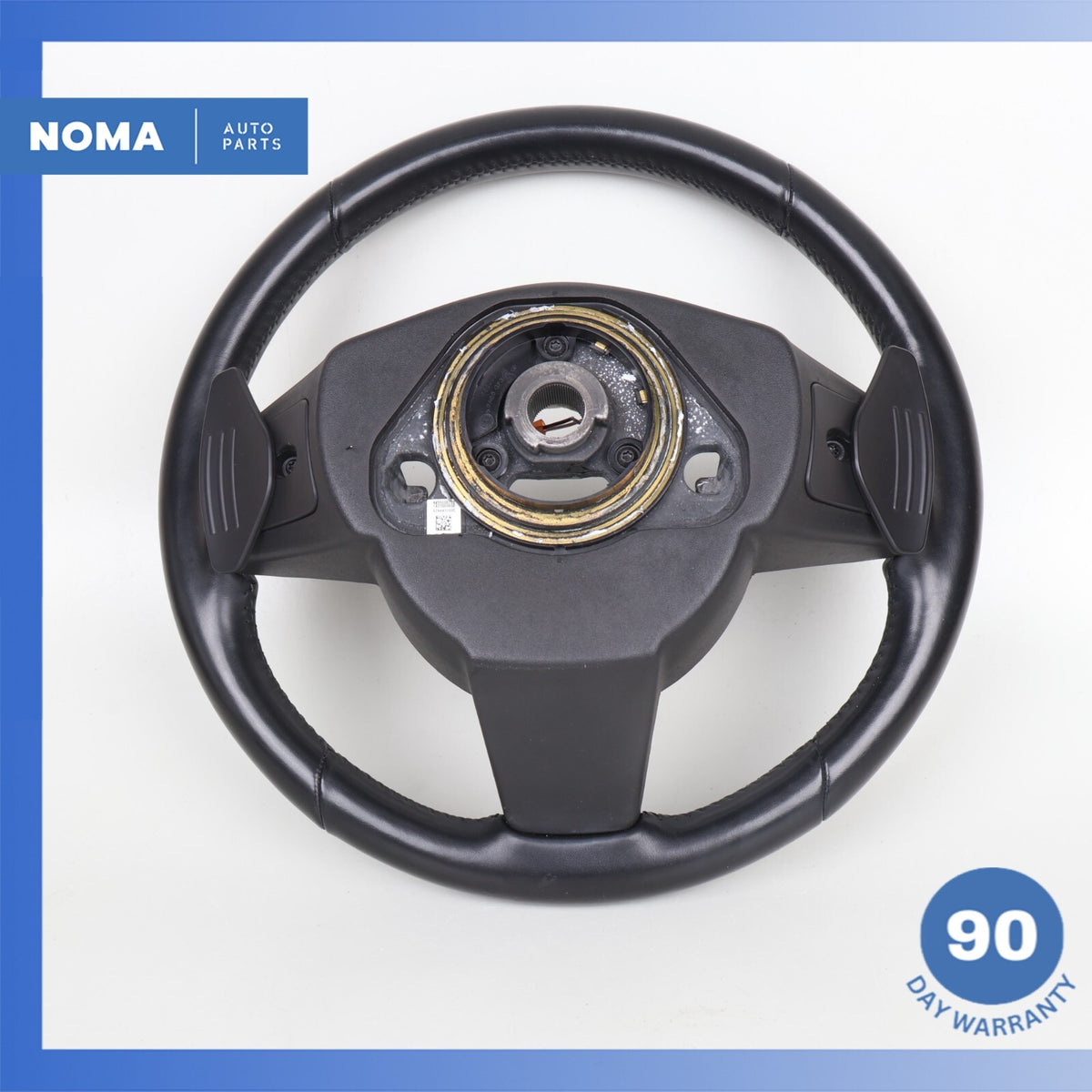 14-20 Jaguar X152 F-Type Steering Wheel w/ Paddle Shifters Black OEM 60k - photo 15