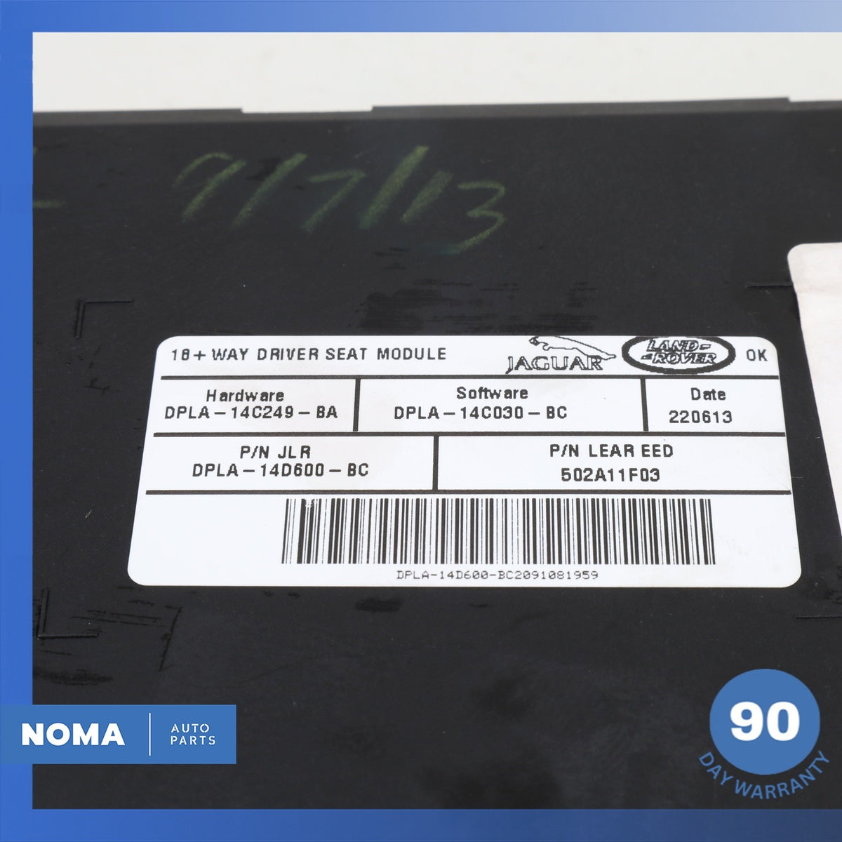 14-17 LR Range Rover Sport L494 Front Left Side Seat Control Module Unit OEM - photo 12