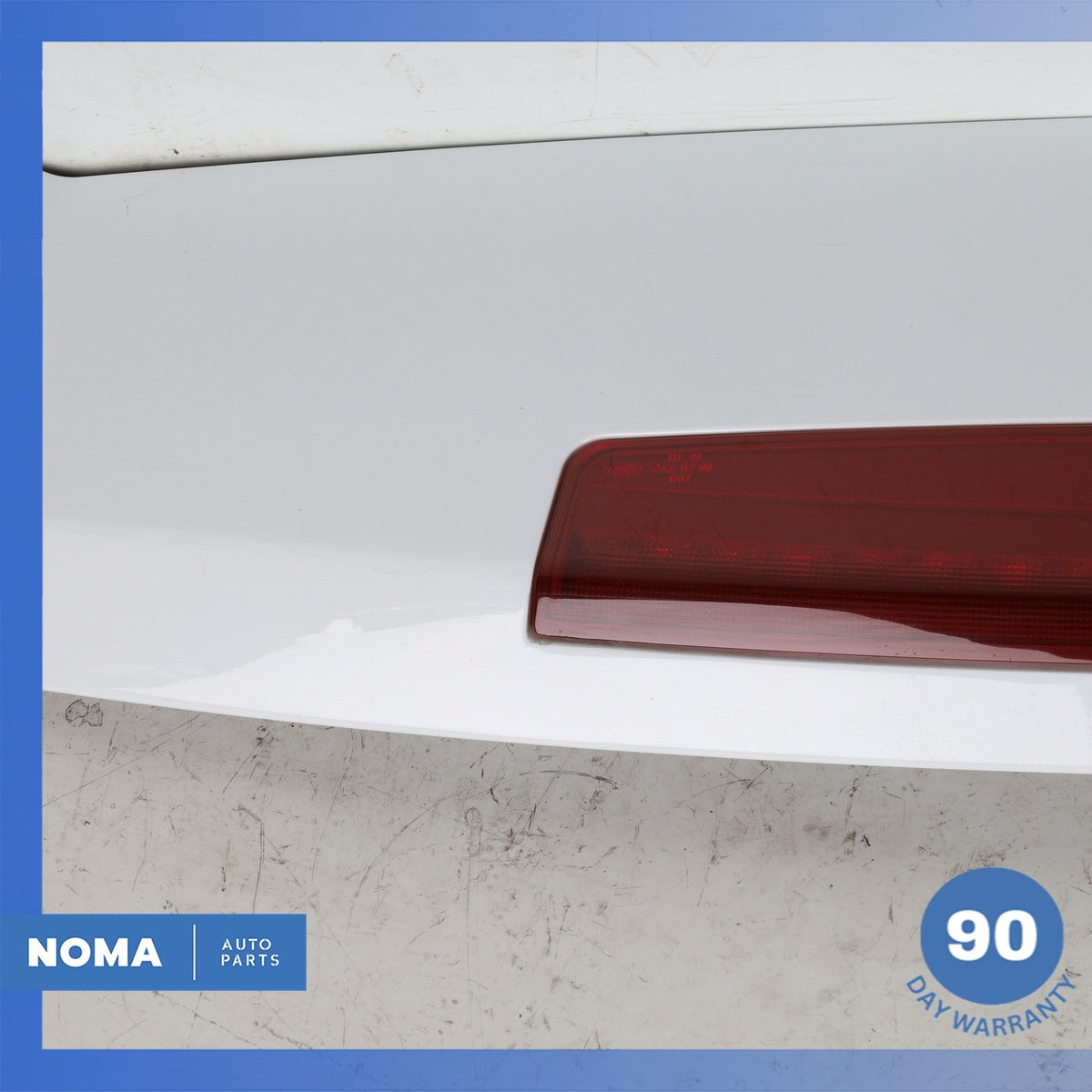 10-12 LR Range Rover L322 Rear Trunk Spoiler Wing w/ Brake Light White OEM - photo 5