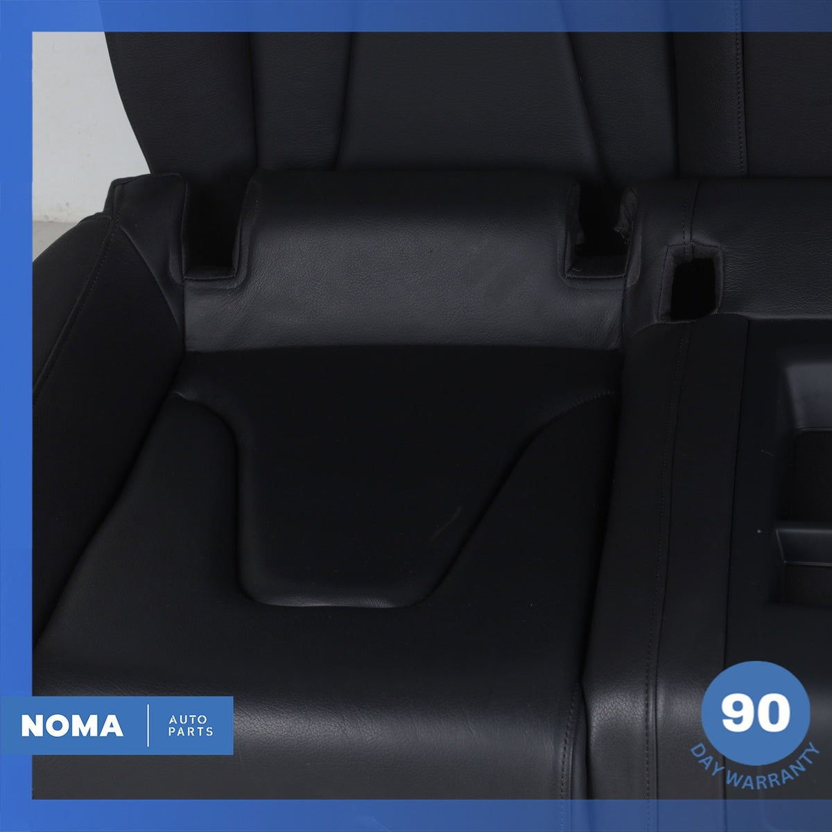 13-17 Audi 8T A5 S5 Coupe Rear Left & Right Seat Cushion Set Black OEM - photo 6