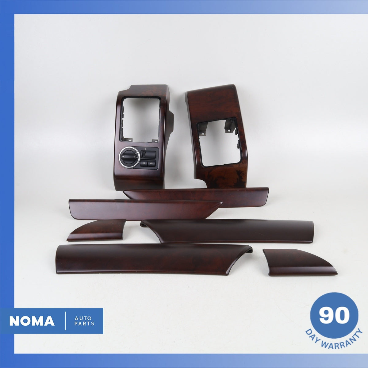 10-12 Range Rover L322 Dashboard Center Console Panel Trim Set Wood OEM - photo 1