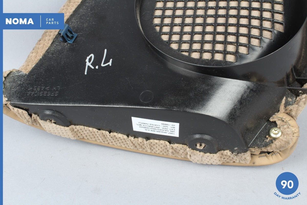 1997 Jaguar XK8 X100 Coupe Rear Left Quarter Speaker Cover w/ Armrest SDC OEM - photo 9