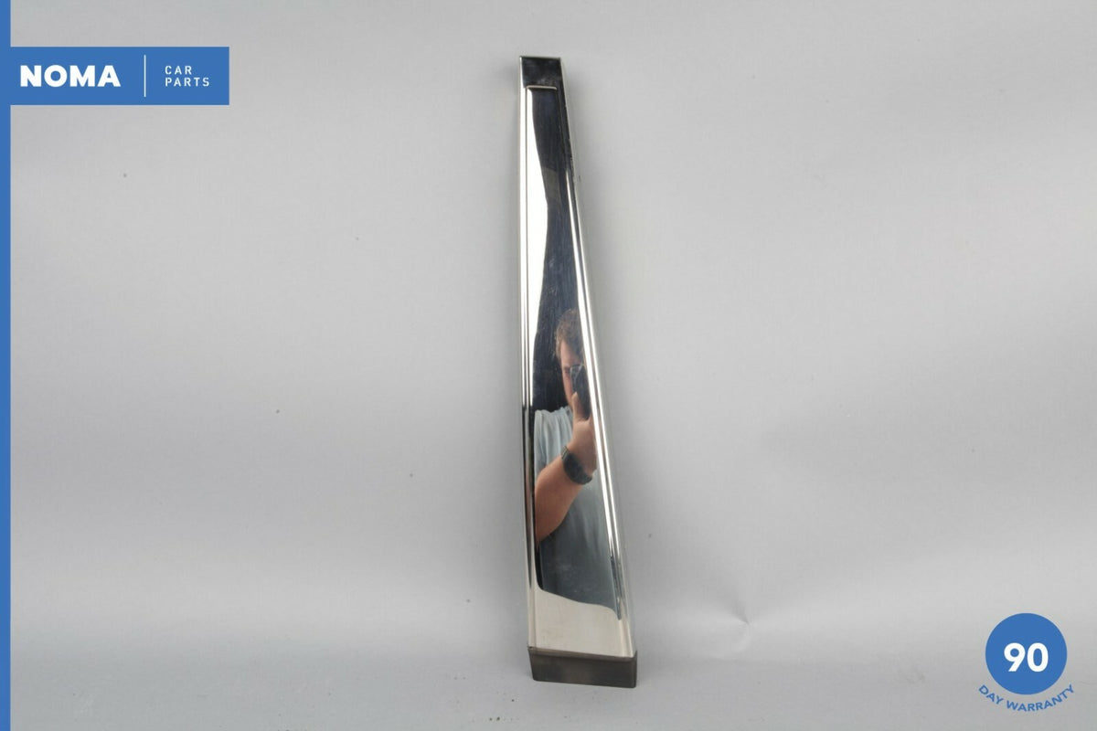 88-94 Jaguar XJ6 XJ40 Right Passenger Side Exterior B Pillar Molding Chrome OEM - photo 1
