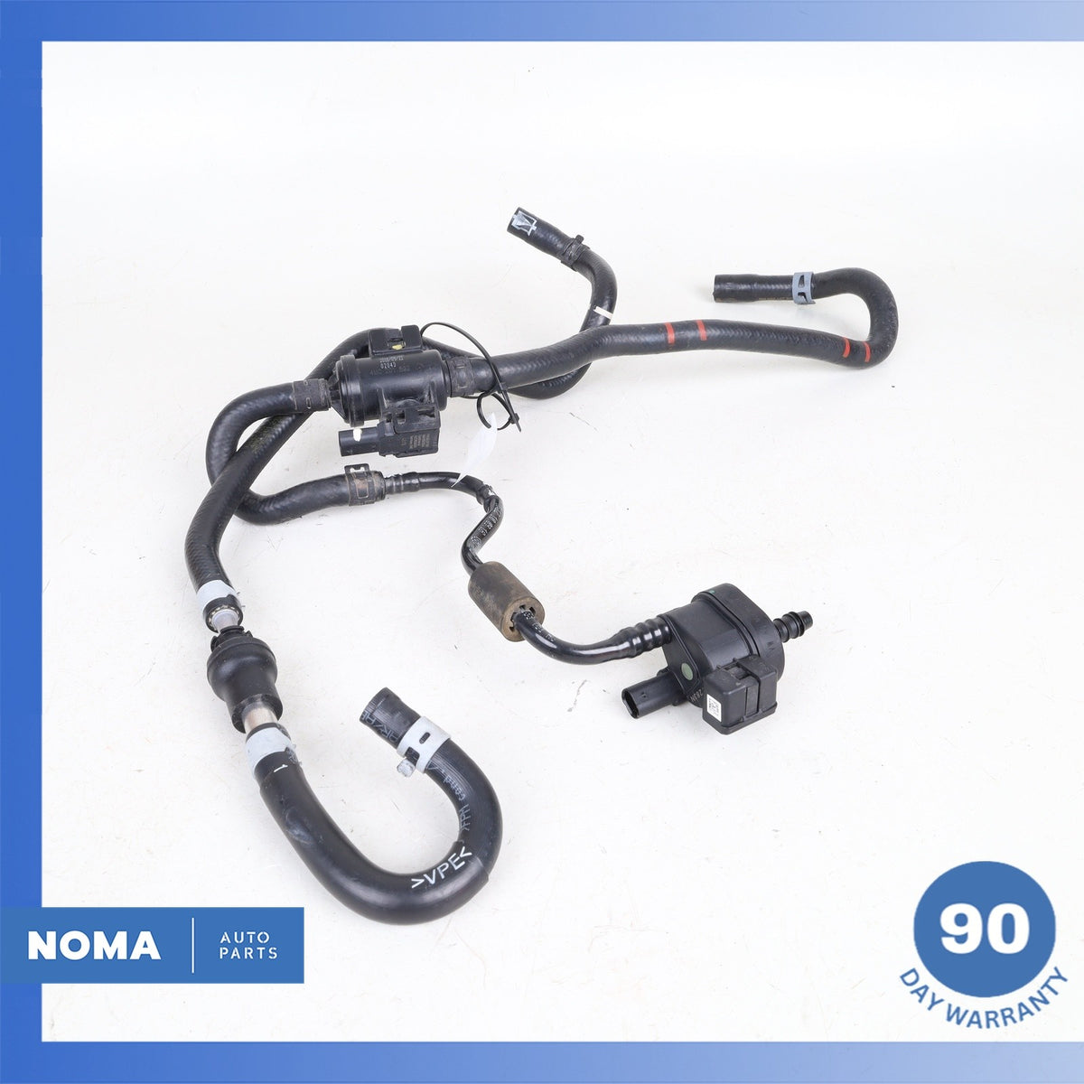 17-19 Audi 4M Q7 Fuel Gas High Pressure Hose Pipe Set 06L133986B OEM - photo 7