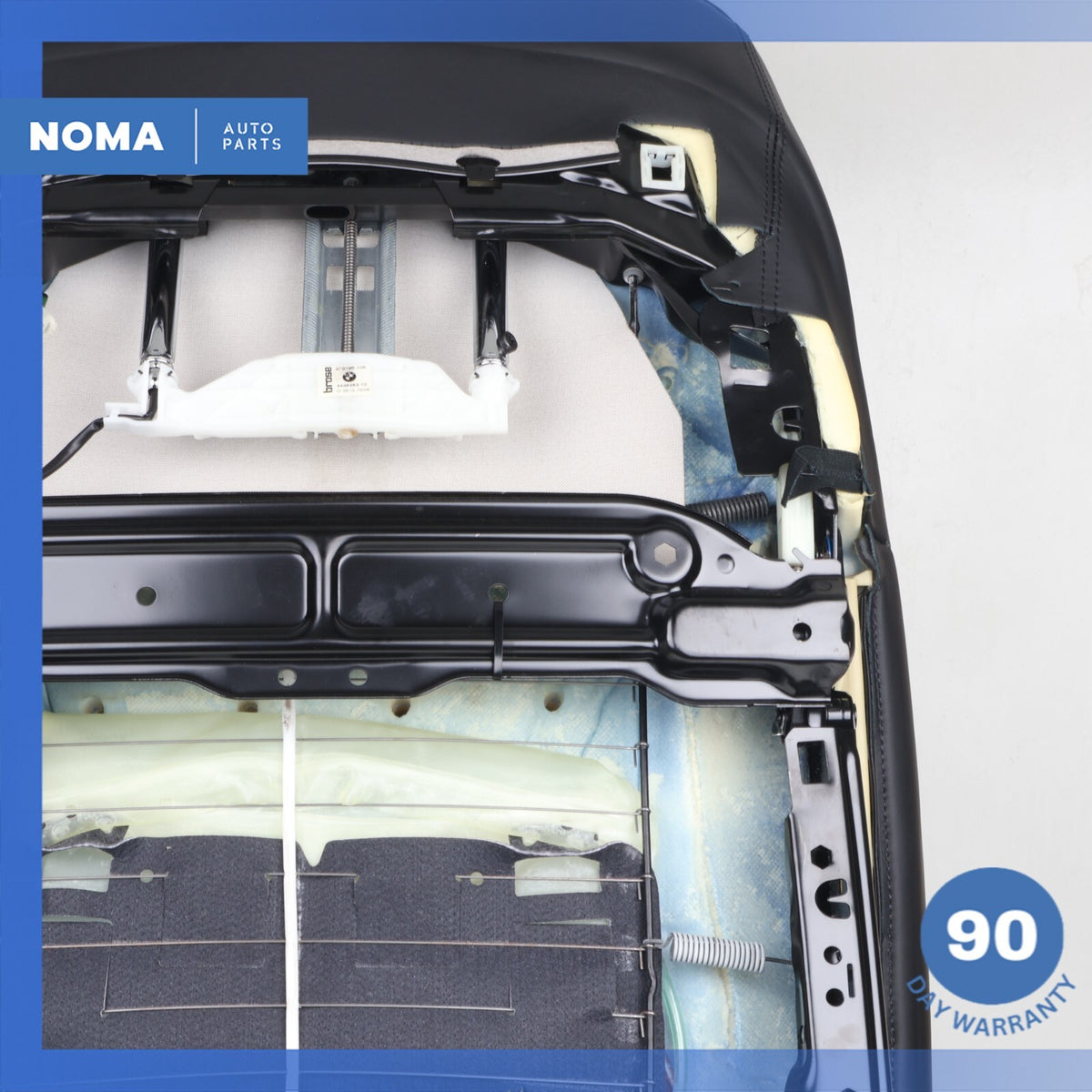 10-13 BMW F10 550i Front Right or Left Top Upper Seat Cushion Nappa Black OEM - photo 10