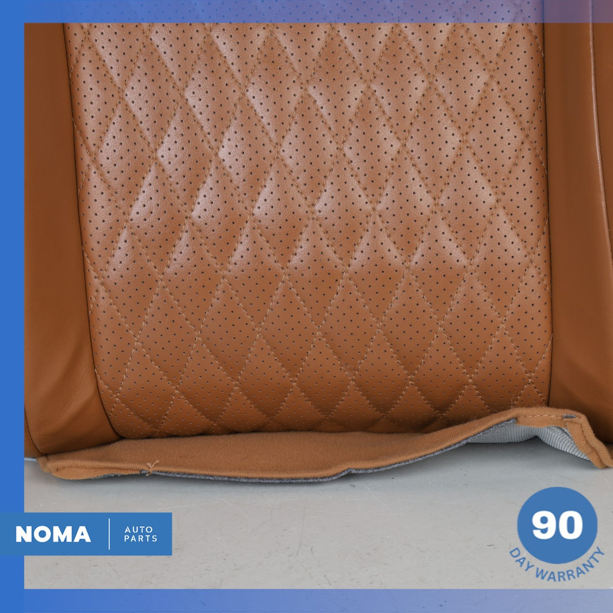 14-19 Jaguar X351 XJL XJR Front Right Passenger Top Upper Seat Cushion Brown OEM - photo 8
