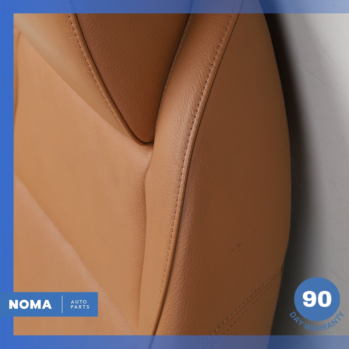 09-16 BMW E89 Z4 Right Passenger Side Sport Upper Top Seat Cushion Brown OEM - photo 8