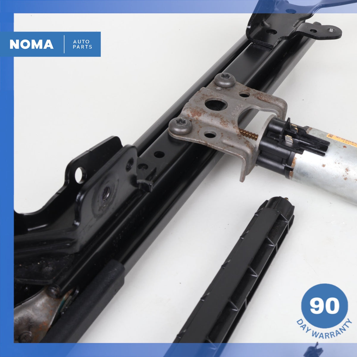 12-17 Range Rover Evoque L538 Front Left Side Seat Rail Motor Set w/ Buckle OEM - photo 12