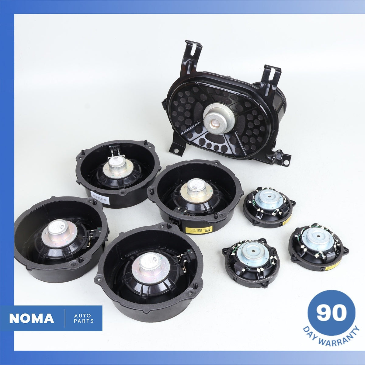 17-21 Jaguar X760 XE Front & Rear Premium Audio 1200W Speaker Set OEM 61k - photo 12