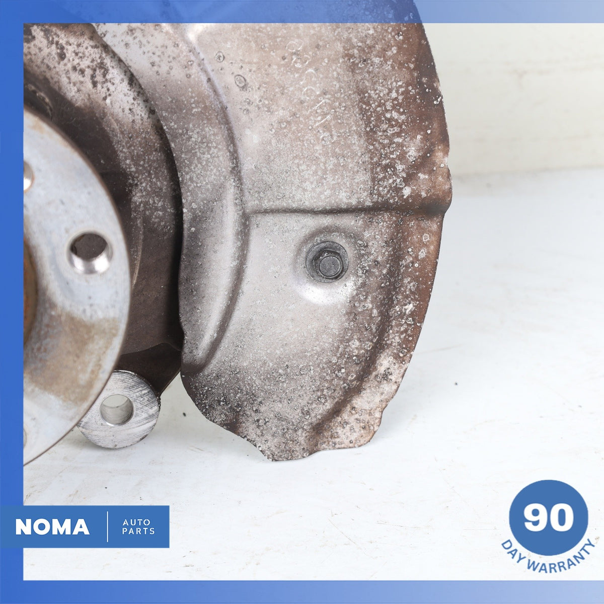 11-16 BMW F10 550i 640i Front Right Passenger Spindle Knuckle Hub w/ Shield OEM - photo 2
