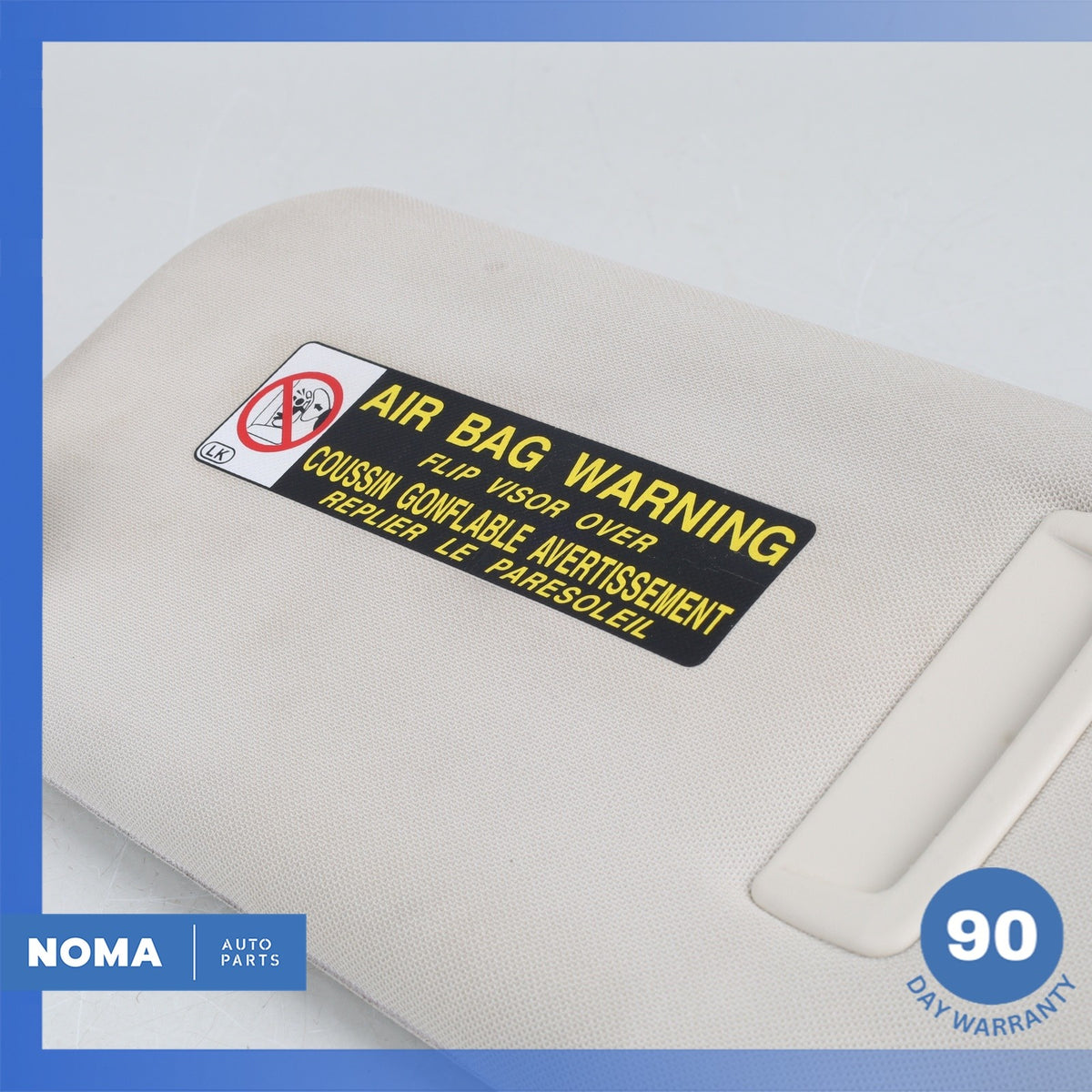 Lexus ZWA10 CT200h Left Driver Side Sunvisor Sun Visor Beige OEM - photo 8