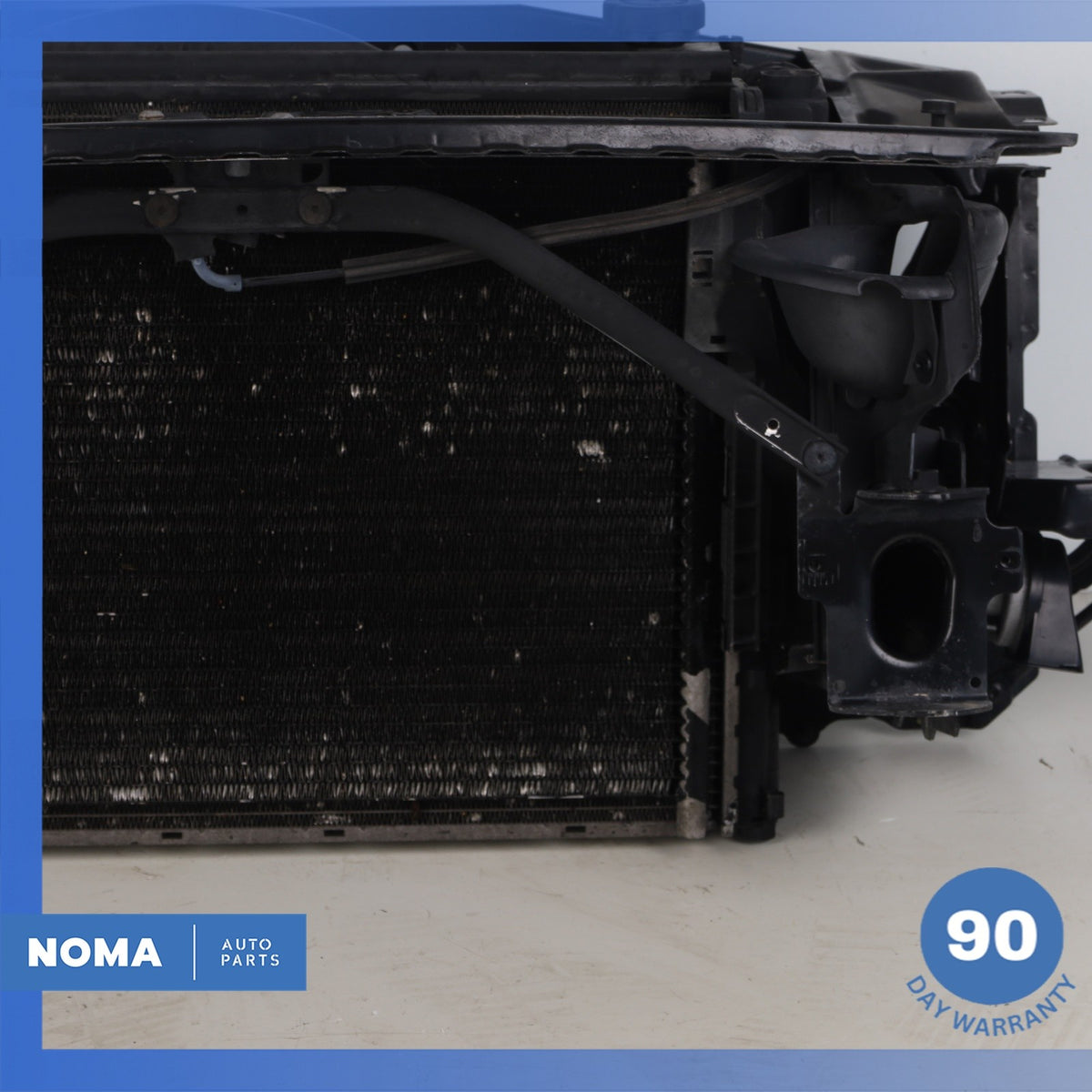 03-08 BMW E85 E86 Z4 Engine Motor Radiator Support Frame Assembly w/ Fan OEM - photo 4