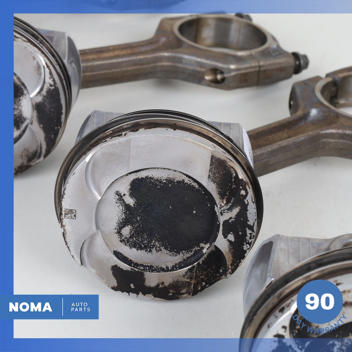 12-18 BMW F25 X3 228i 528i 2.0L N20 Engine Piston Connecting Rod Set OEM - photo 16
