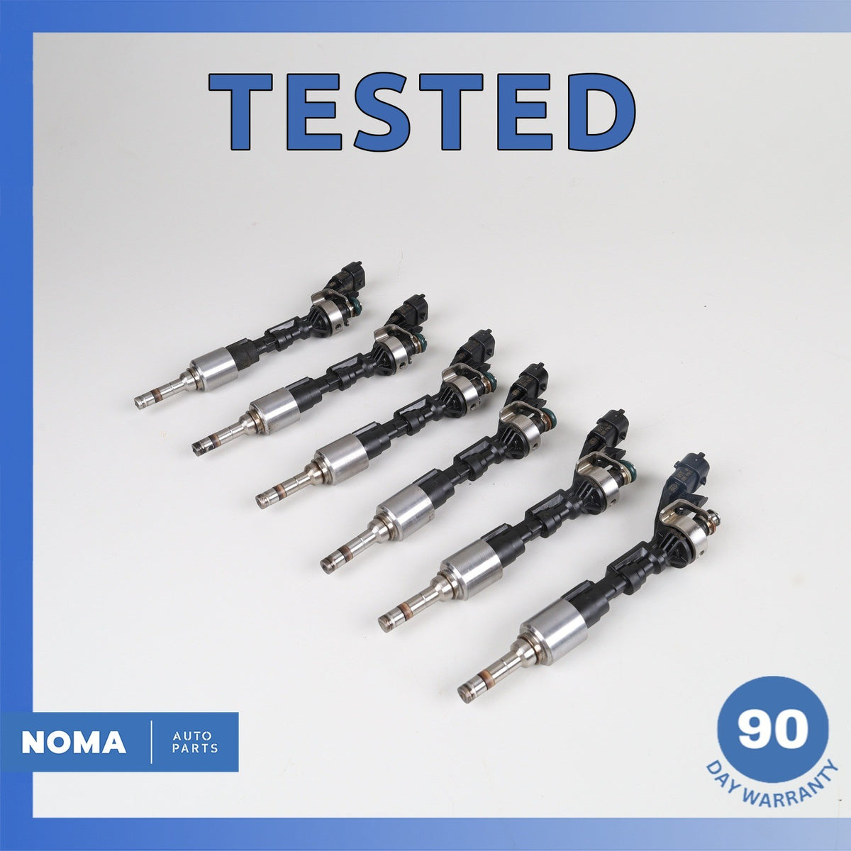 13-21 Jaguar X351 XJ F-Pace XF RR L494  3.0 AJ126S Fuel Injector Set OEM - photo 1