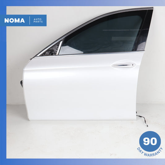 11-16 BMW F10 528i 535i 550i Front Left Driver Side Door Shell Panel White OEM - photo 1
