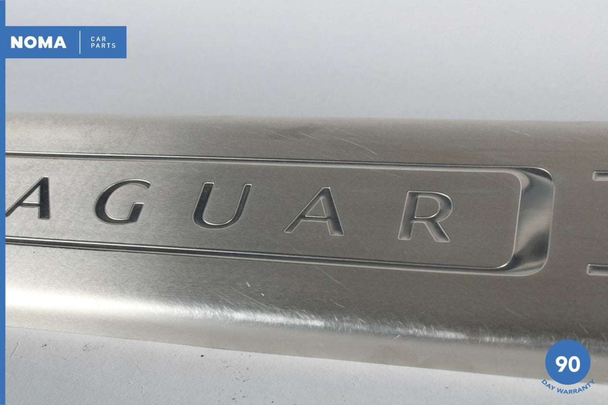 10-18 Jaguar X351 XJL LWB Rear Left Door Scuff Tread Plate AW9313245BG OEM - photo 4